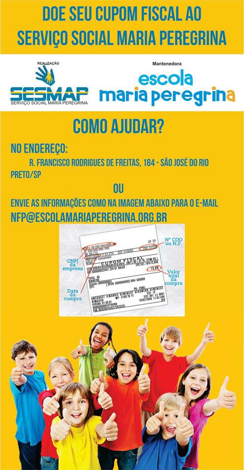 Nota Fiscal Paulista - Escola Maria Peregrina